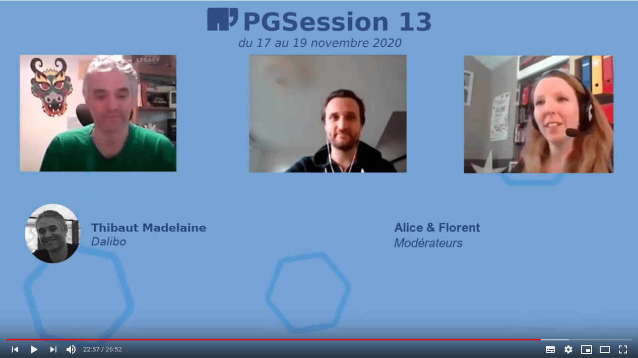 Benoit, Nico et Florent PostgreSQL 13